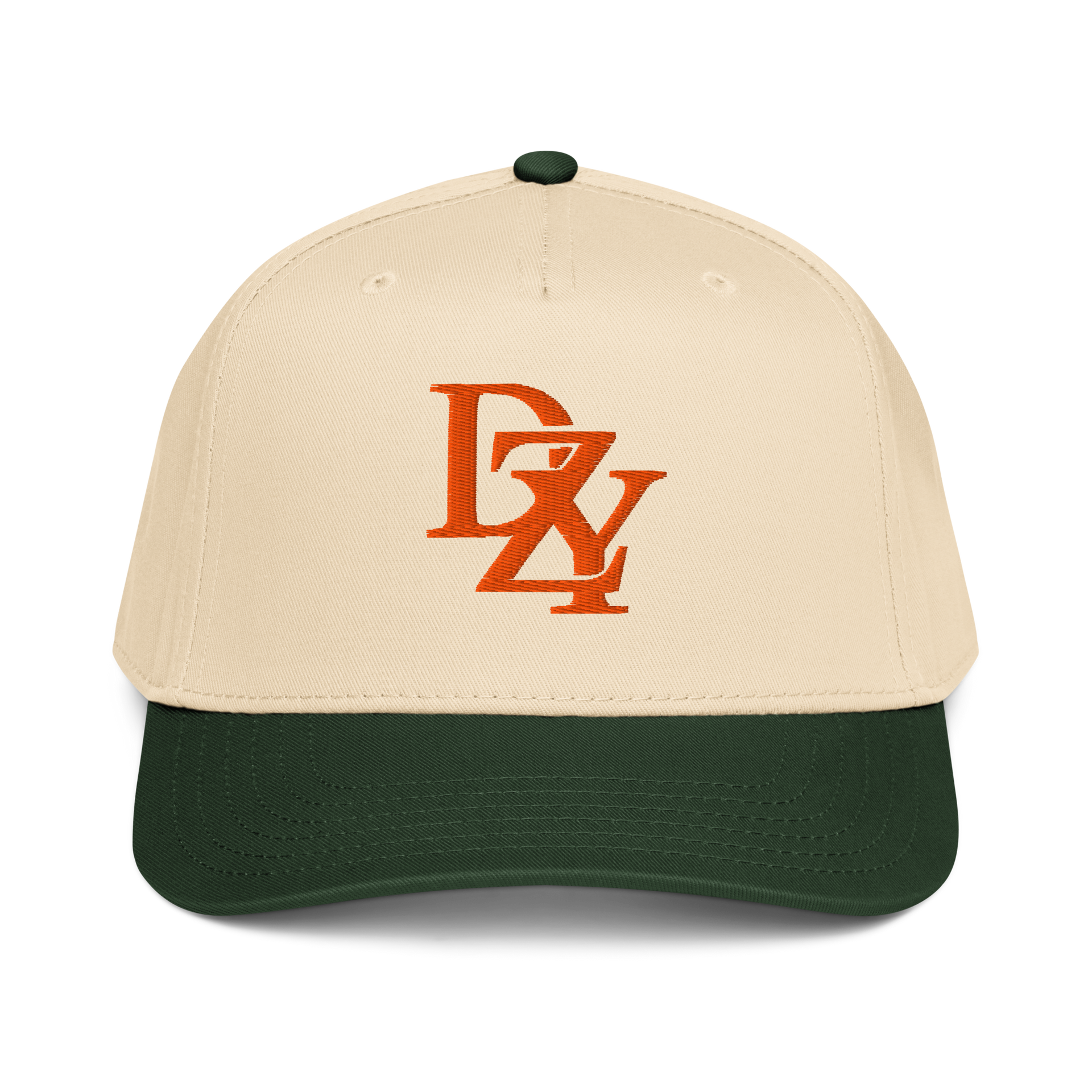 doozy baseball hat - green/orange – DOOZY