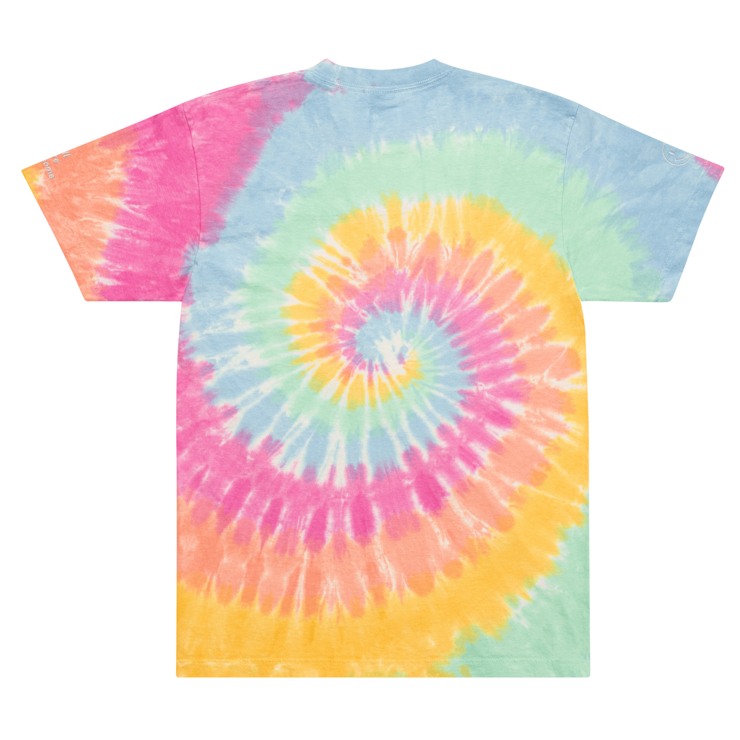 Doozy World oversized tie-dye t-shirt