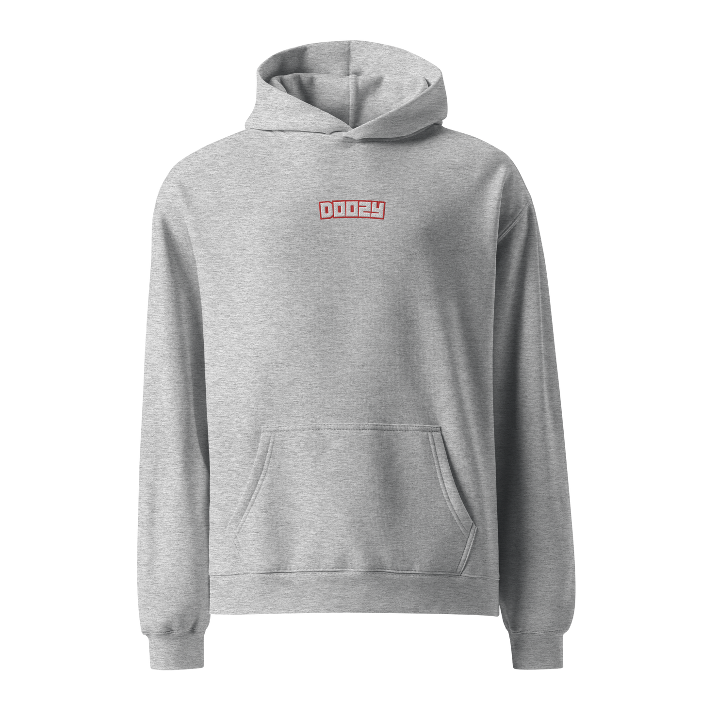 red/white doozy logo unisex hoodie