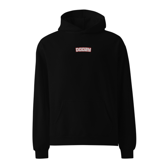 red/white doozy logo unisex hoodie