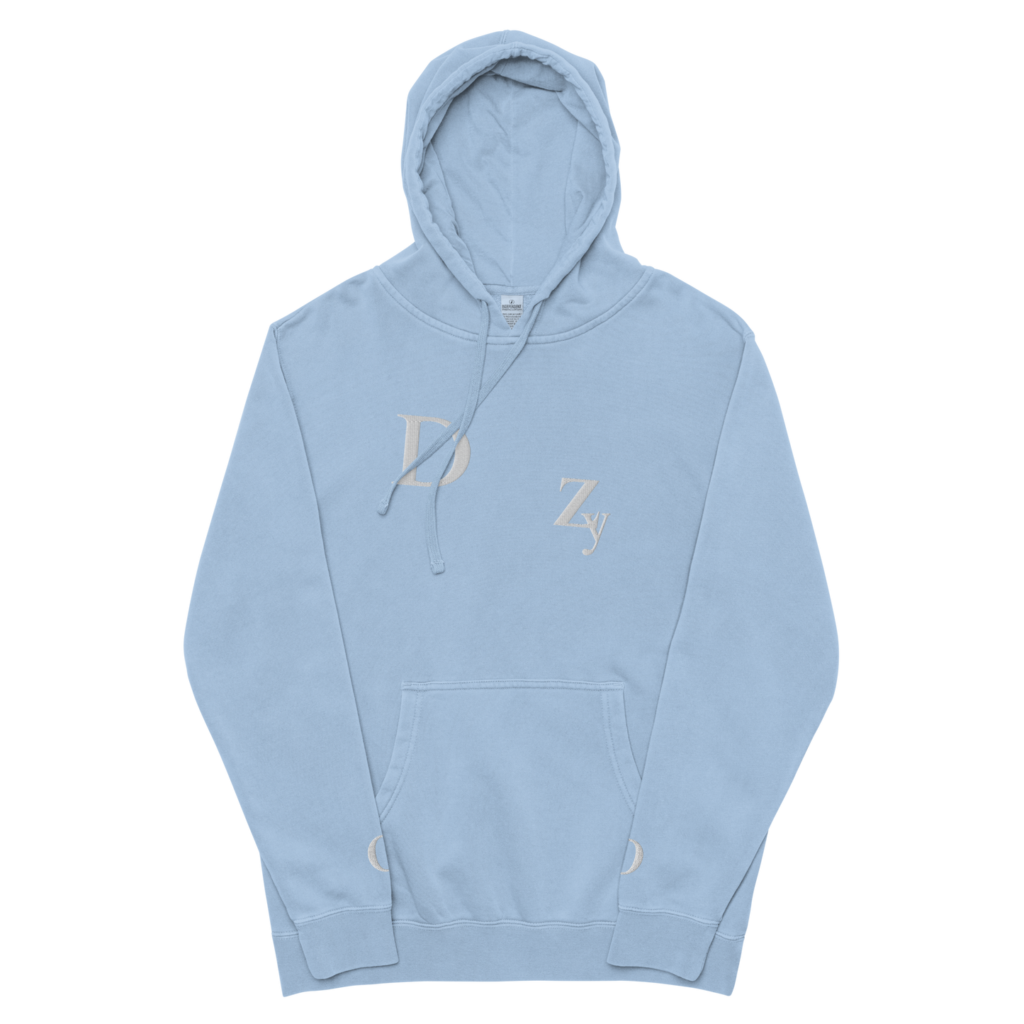 DZY Unisex pigment-dyed hoodie